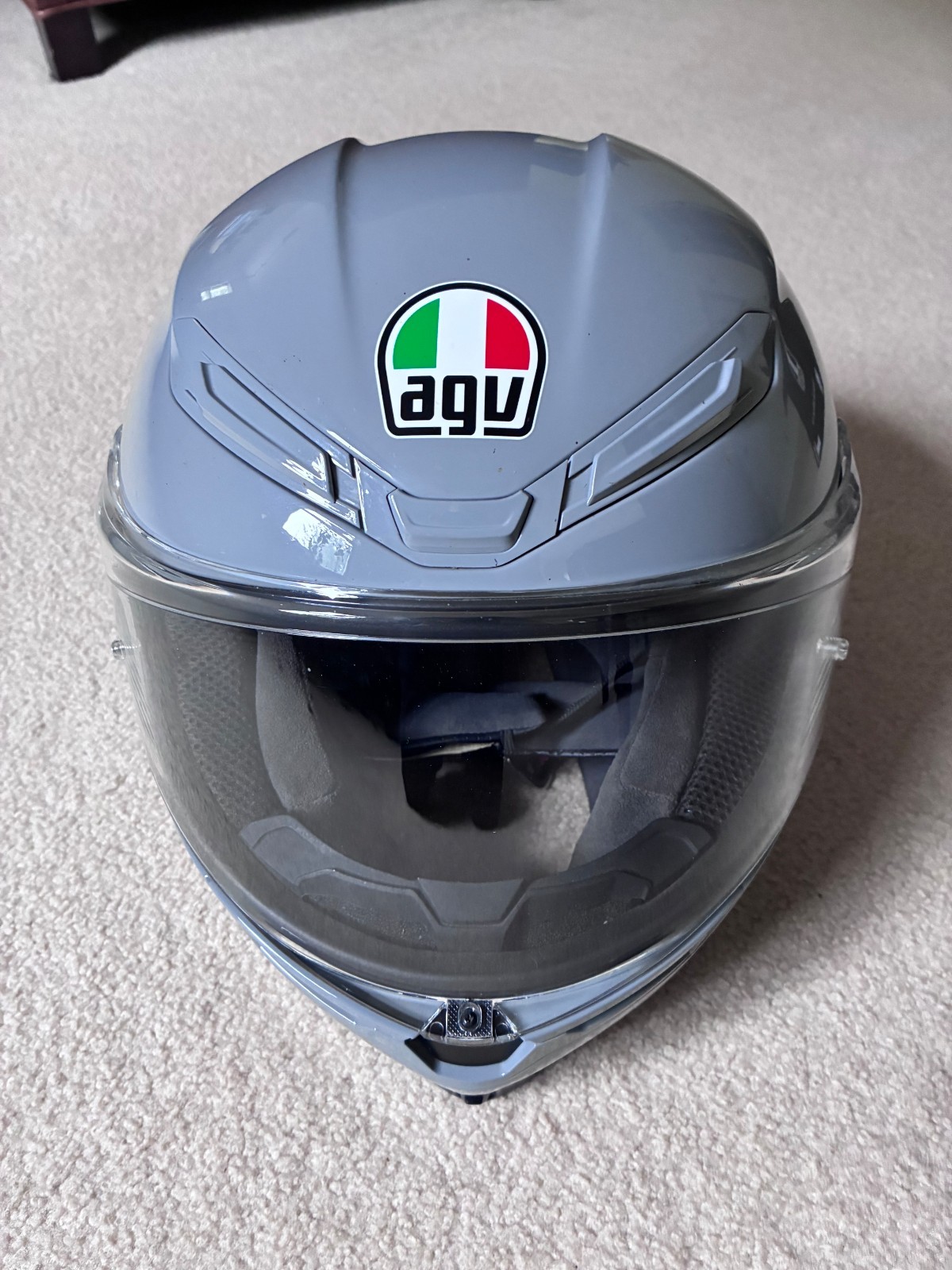 AGV K6 Motorcycle Helmet Nardo Gray Size XL
