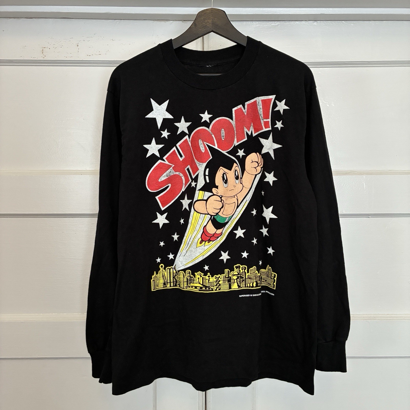Vintage 90s Astro Boy Mighty Atom Long Sleeve Shirt Shin & Company Tezuka L/XL gallery