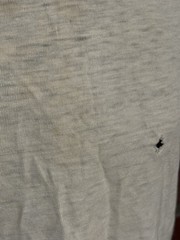 60s 70s Distressed T Shirt Thrashed Paperthin Shoulder Tear Safety Pin