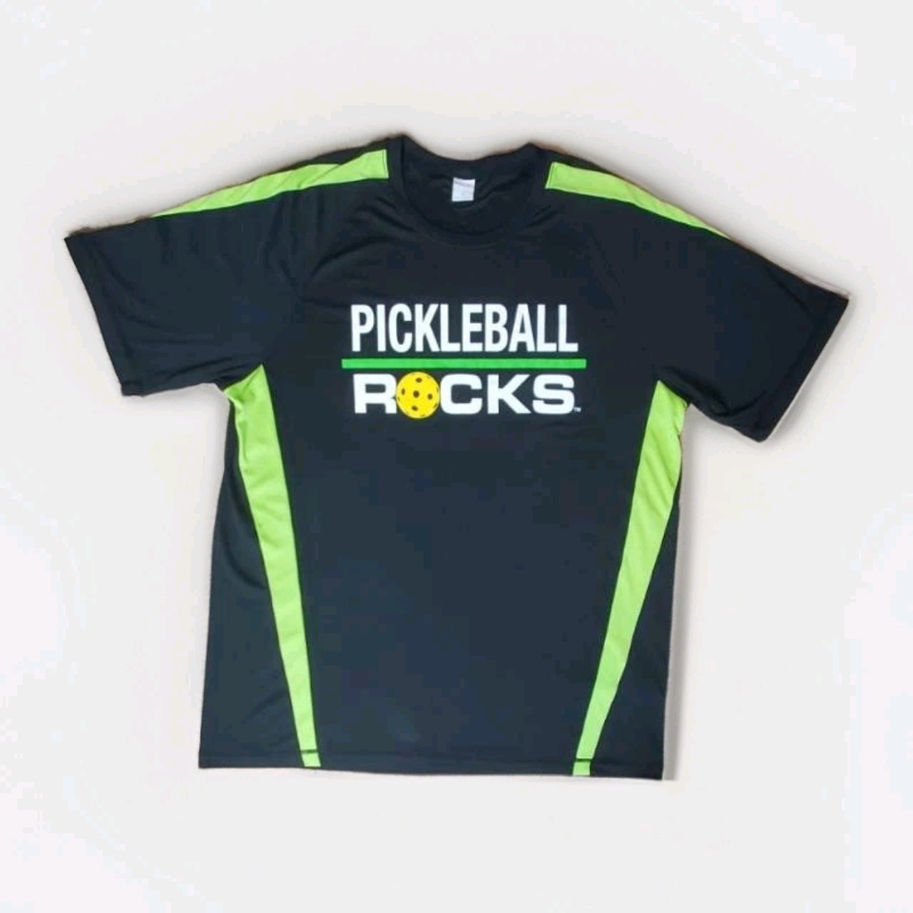 Pickleball Rocks Sport-Tek Adult Mens Shirt Size Large L NWOT Performance Jersey