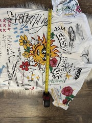 First Row Lemonade T Shirt All Over Graphic Size Large White Art Rare New