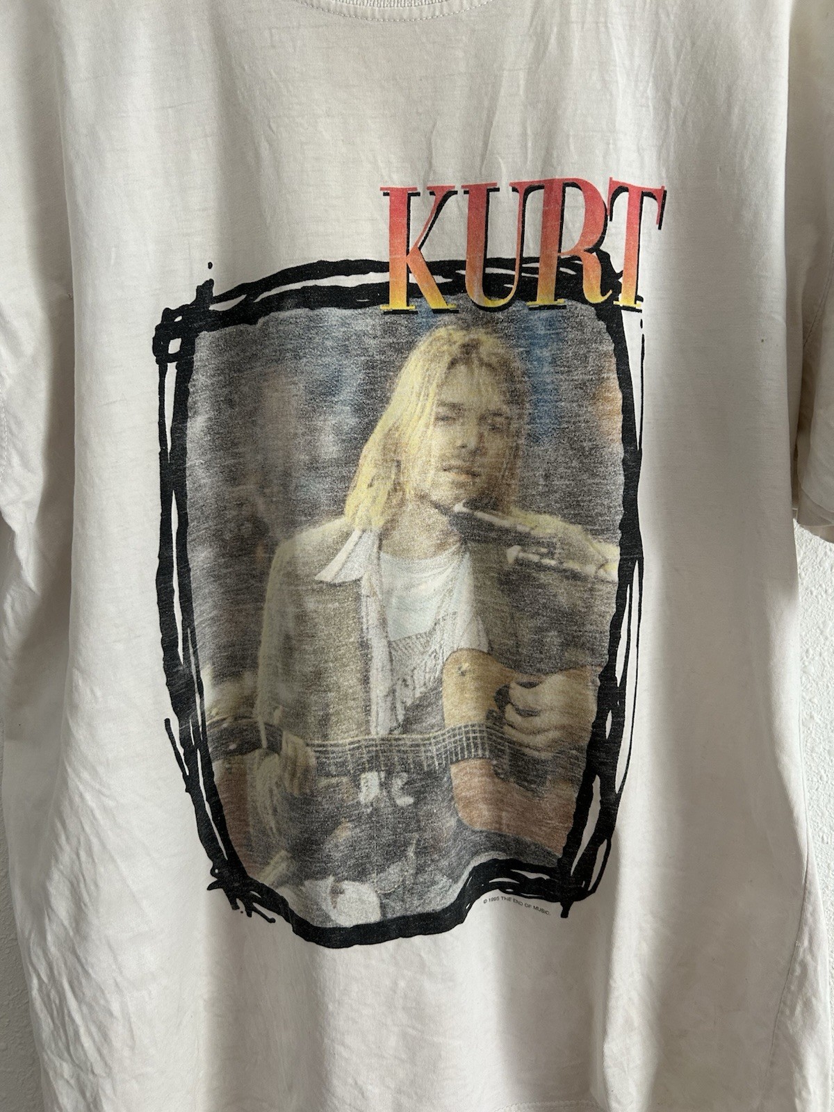 Kurt Cobain Nirvana Memorial tee 1995 gallery