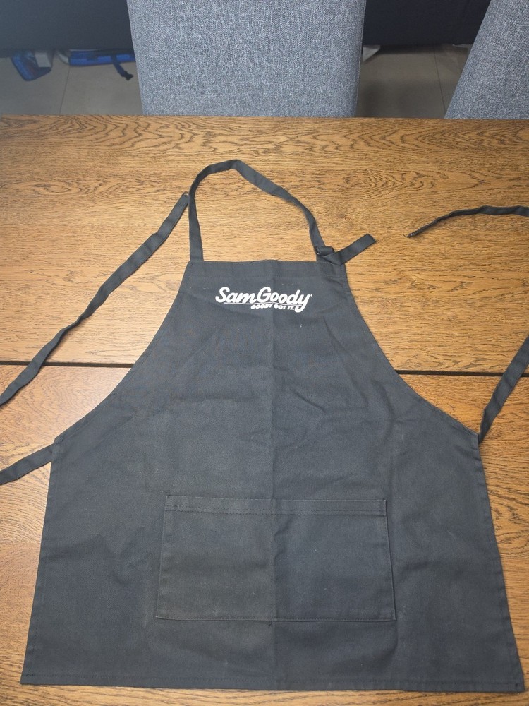 Sam Goody Goody Got It Vintage Black Employee Apron