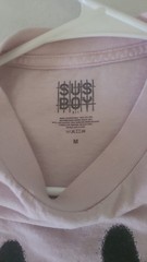 Sus Boy Pink Anarchy Spray Paint Logo Tee Size Medium