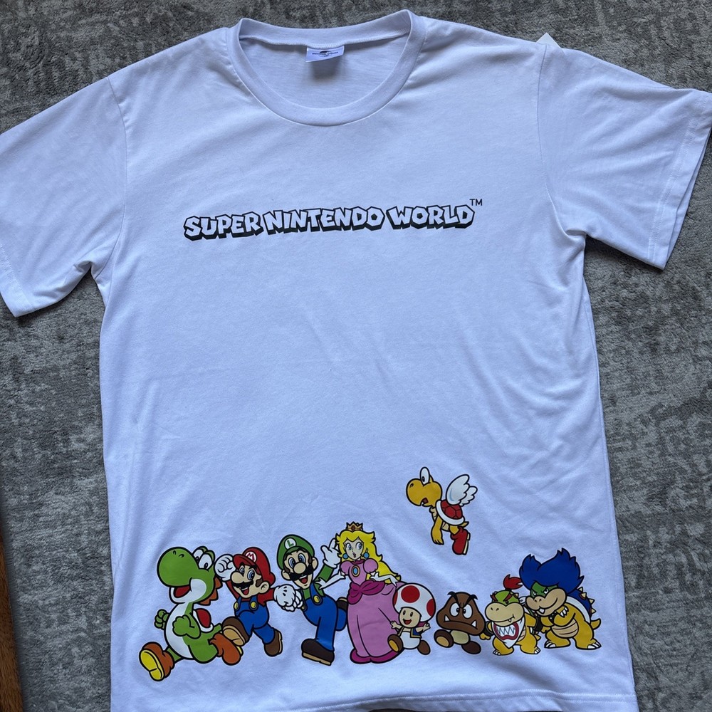 Super Nintendo World Japan Universal Studios Shirt Sz L