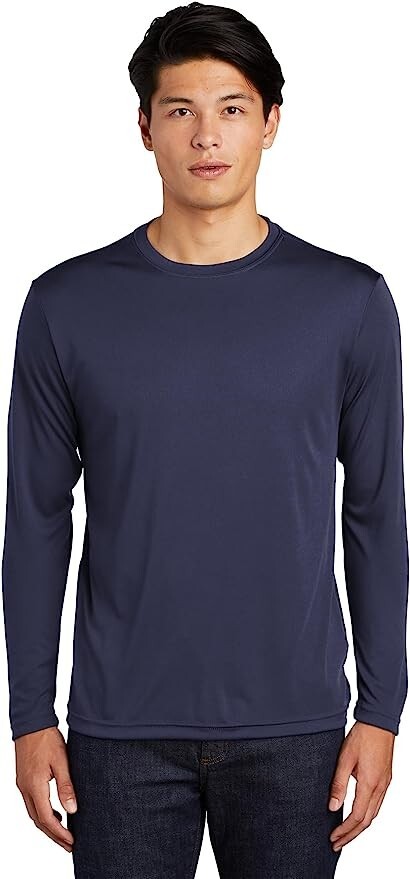 Sport-Tek Men’s Long Sleeve PosiCharge Competitor M Navy