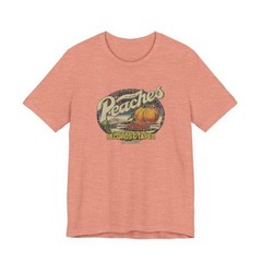 Vintage Peaches Record & Tapes Store Logo Unisex Jersey Short Sleeve T-Shirt