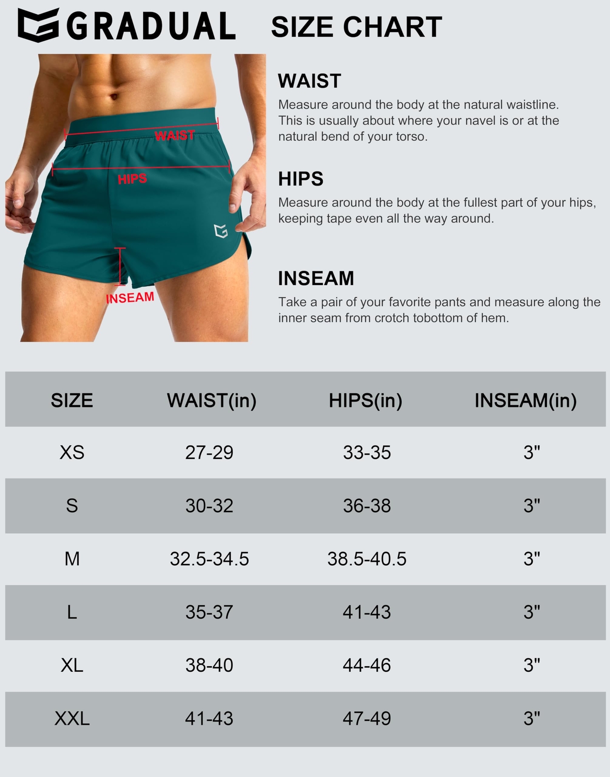 Running Shorts for Men 3 Inch Lighweight Quick Dry Workout Gym Athletic Joggi... gallery