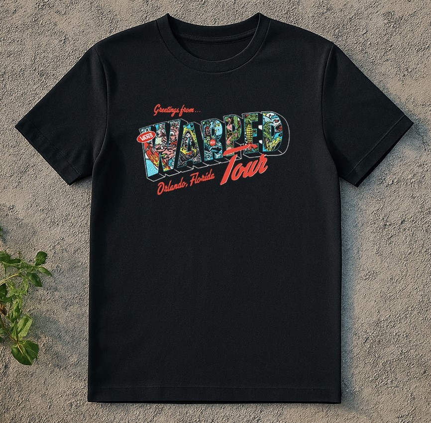 Vans Warped Tour Orlando Limited Merch Pop-up T-Shirt D37756 gallery