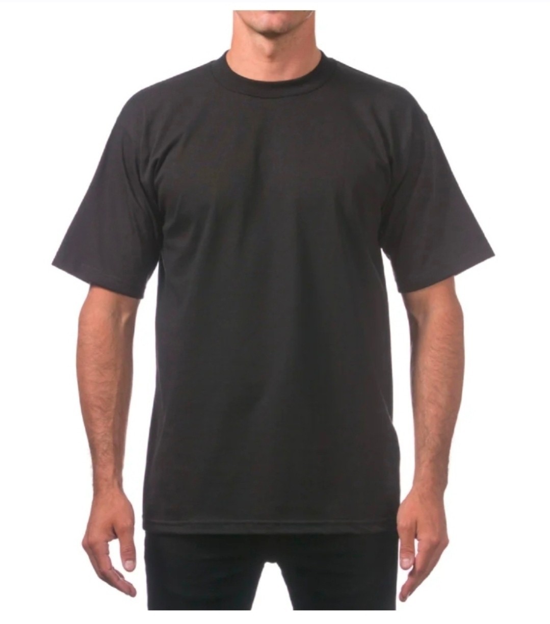 PROCLUB MENS HEAVYWEIGHT SHORT SLEEVE T SHIRT PRO CLUB PLAIN TEE SHIRT M - L gallery