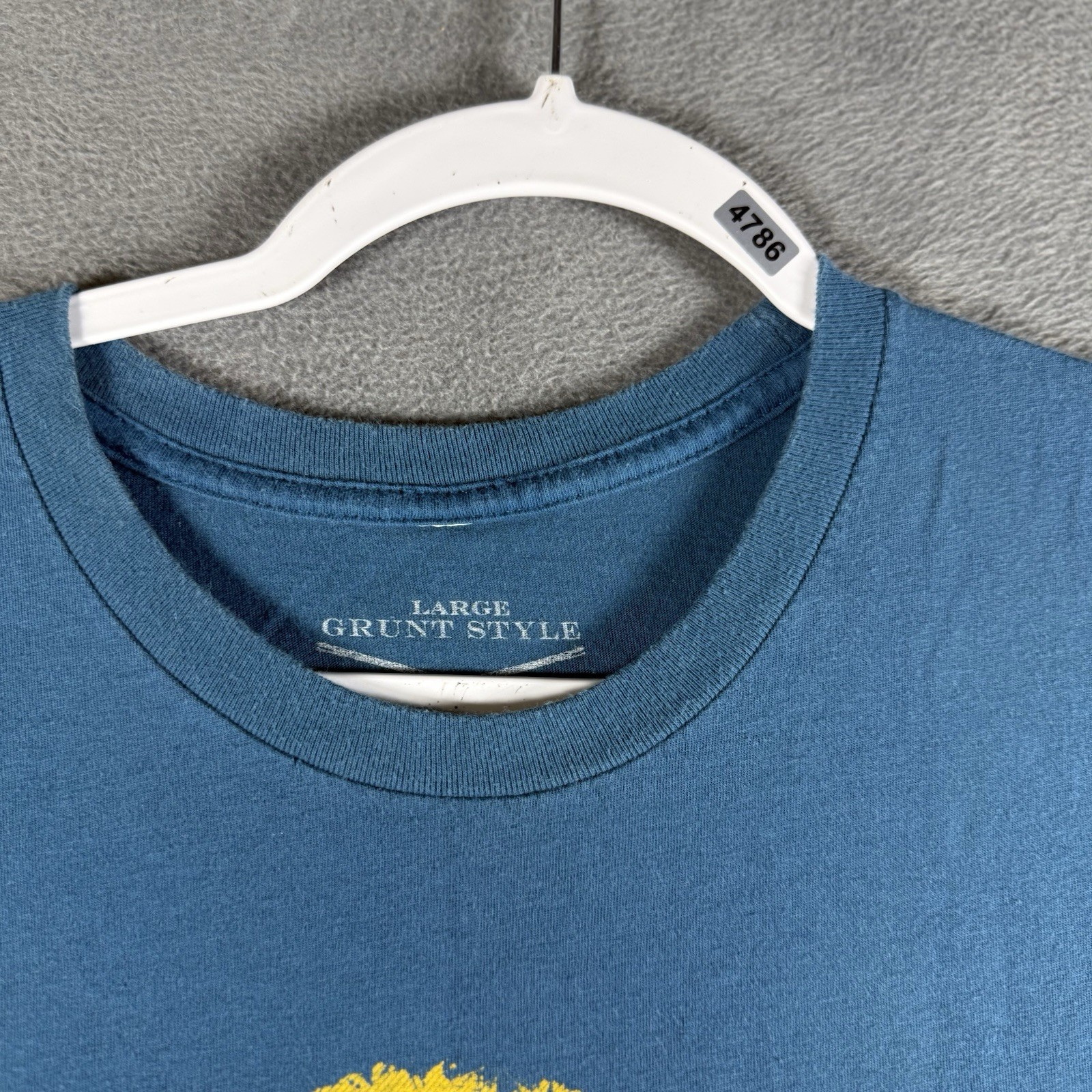 Grunt Style 1776 Large T-Shirt Fly Atomic Airlines Blue Fits Like Medium gallery