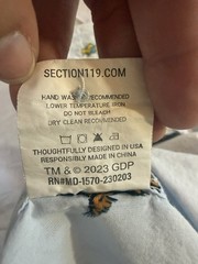 Grateful Dead Section 119 Dancing Bears Shirt Mens S Small Short Sleeve Oxford