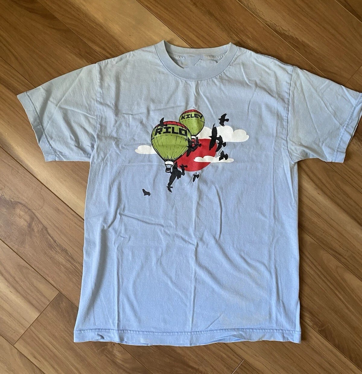 Rilo Kiley Band T-shirt Light Blue Color All Size Cotton BL1420