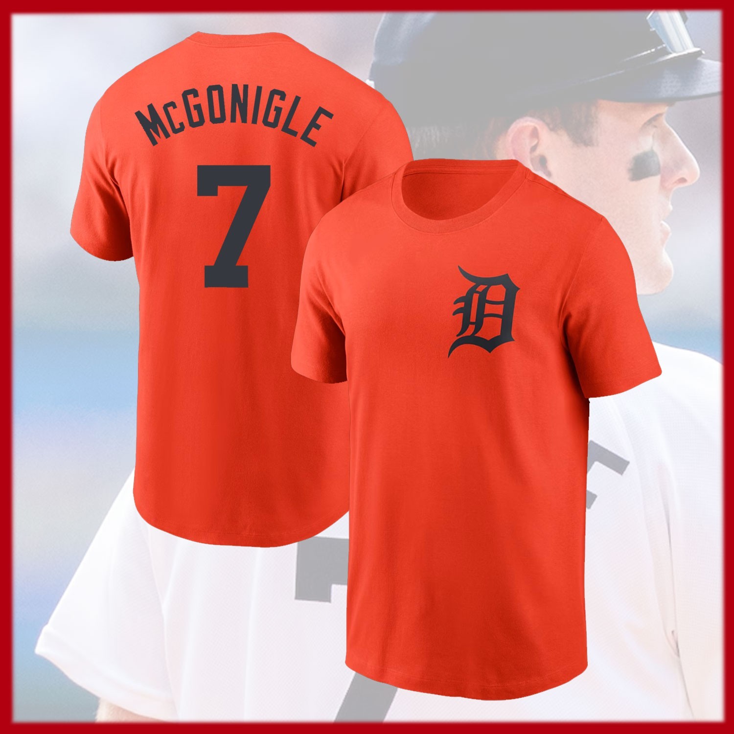 SALE 35% - Kevin McG0nigle #7 Detr0it Tigeers 2026 Name & Number Fan Gift Tshirt gallery