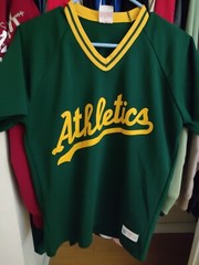 Vintage 80s Oakland Athletics A’s single stitch Rawlings USA blank jersey