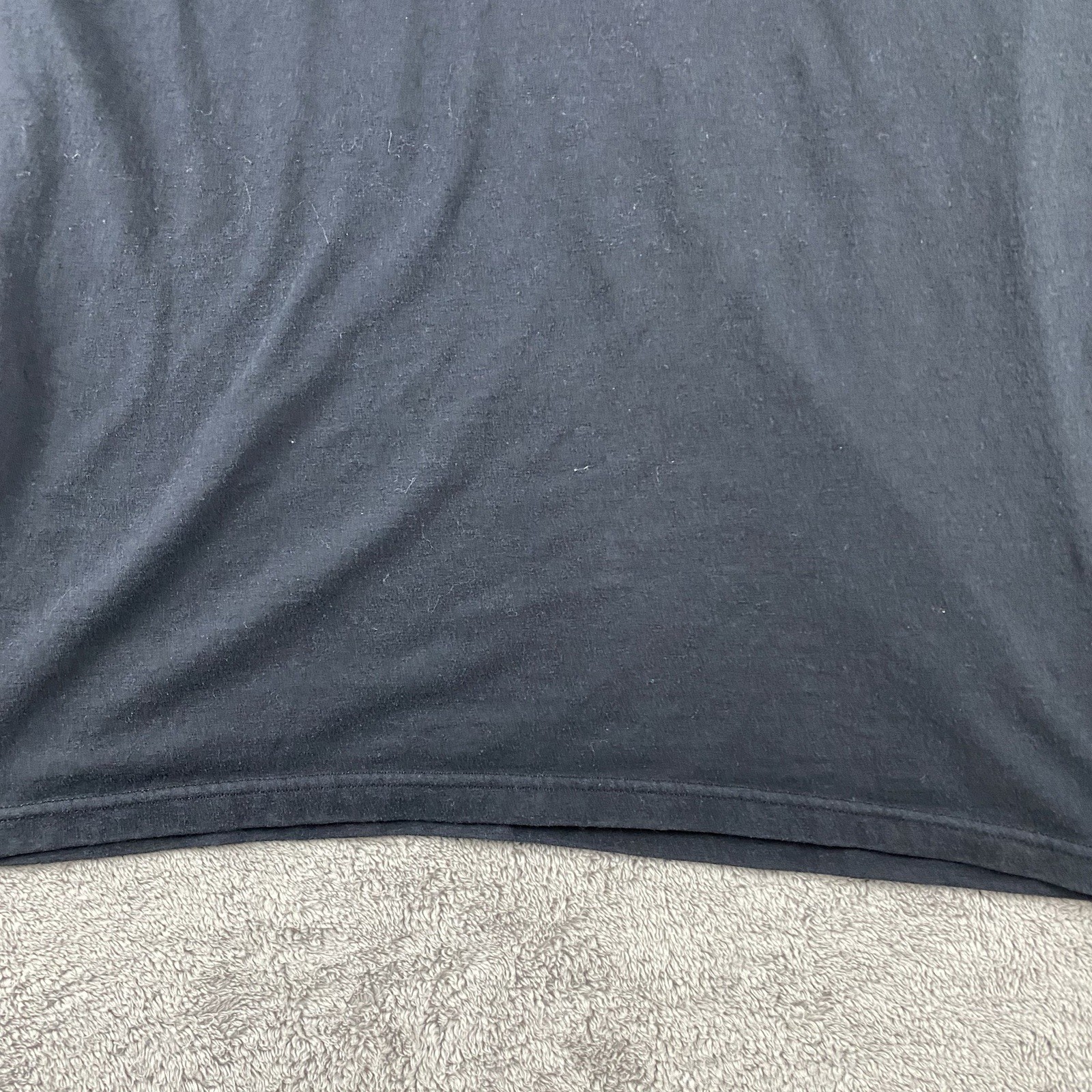 Adidas Shirt Men Medium Black Short Sleeve Performance Go To Tee Spellout gallery