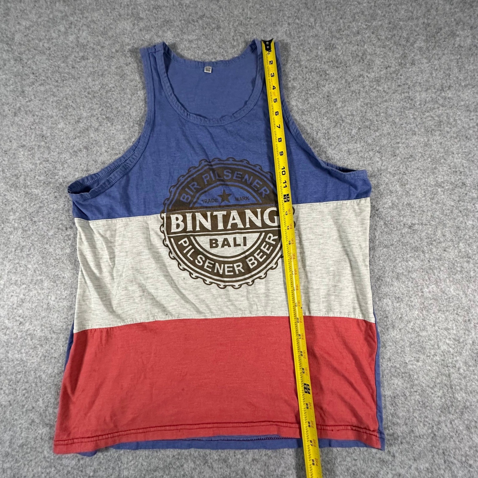 Bali Mas Bintang Bali Tank Top One Size Multicolor Mens Beer Graphic Sleeveless gallery