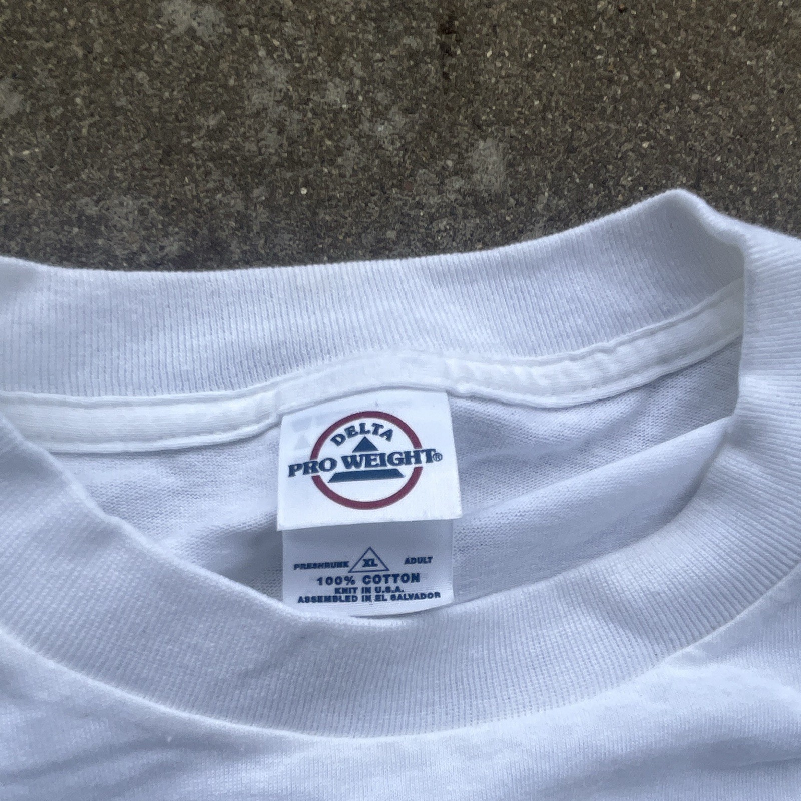 Double stitch Men's 2XL Lot of 2 Black/White Graphic Crew Neck Tee Shirts gallery