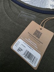 Patagonia Men’s Unity Fitz Responsibili Graphic Logo T-shirt Sz L Basin Green