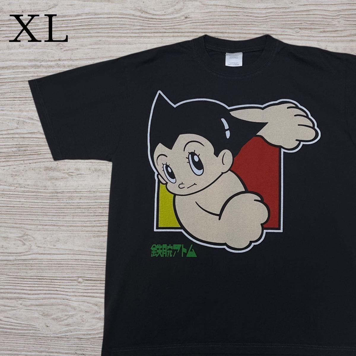 Astro Boy Mighty Atom Graphic T-Shirt XL Hanes Black Rare Anime gallery