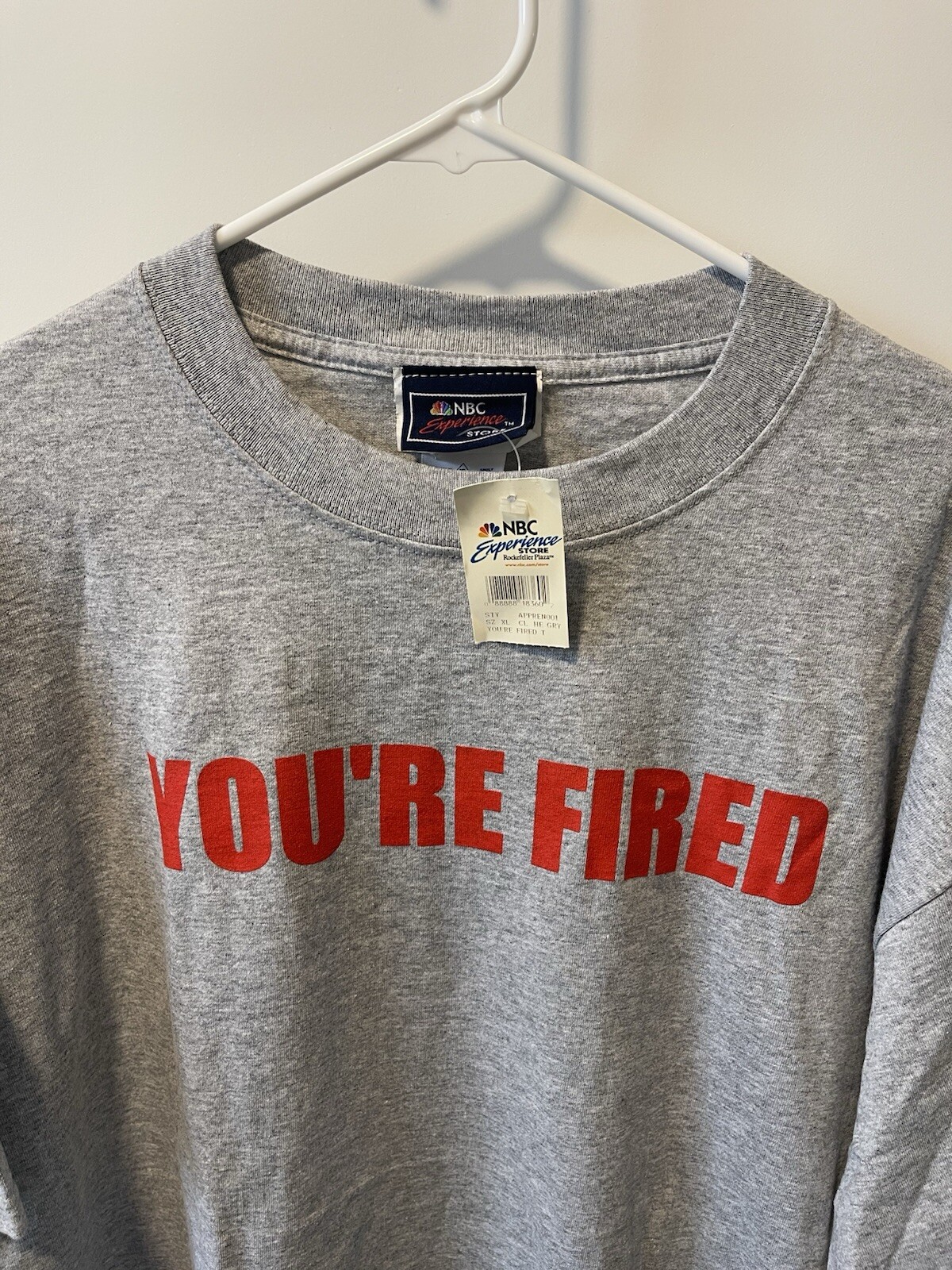 NEW Donald Trump The Apprentice You're Fired Shirt - XL - NBC Store - 2004 - NWT gallery