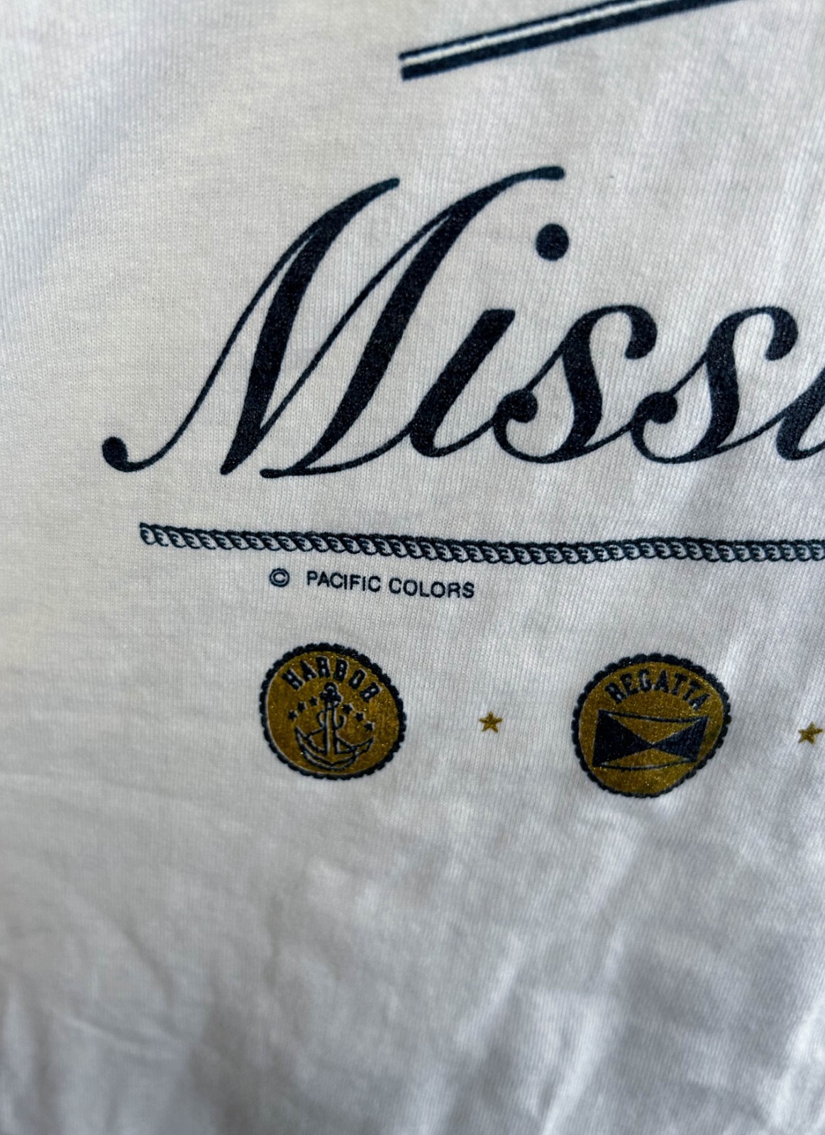 VTG 80s Single Stitch Mens Biloxi Beach Mississippi Crewneck T Shirt Sz L USA gallery