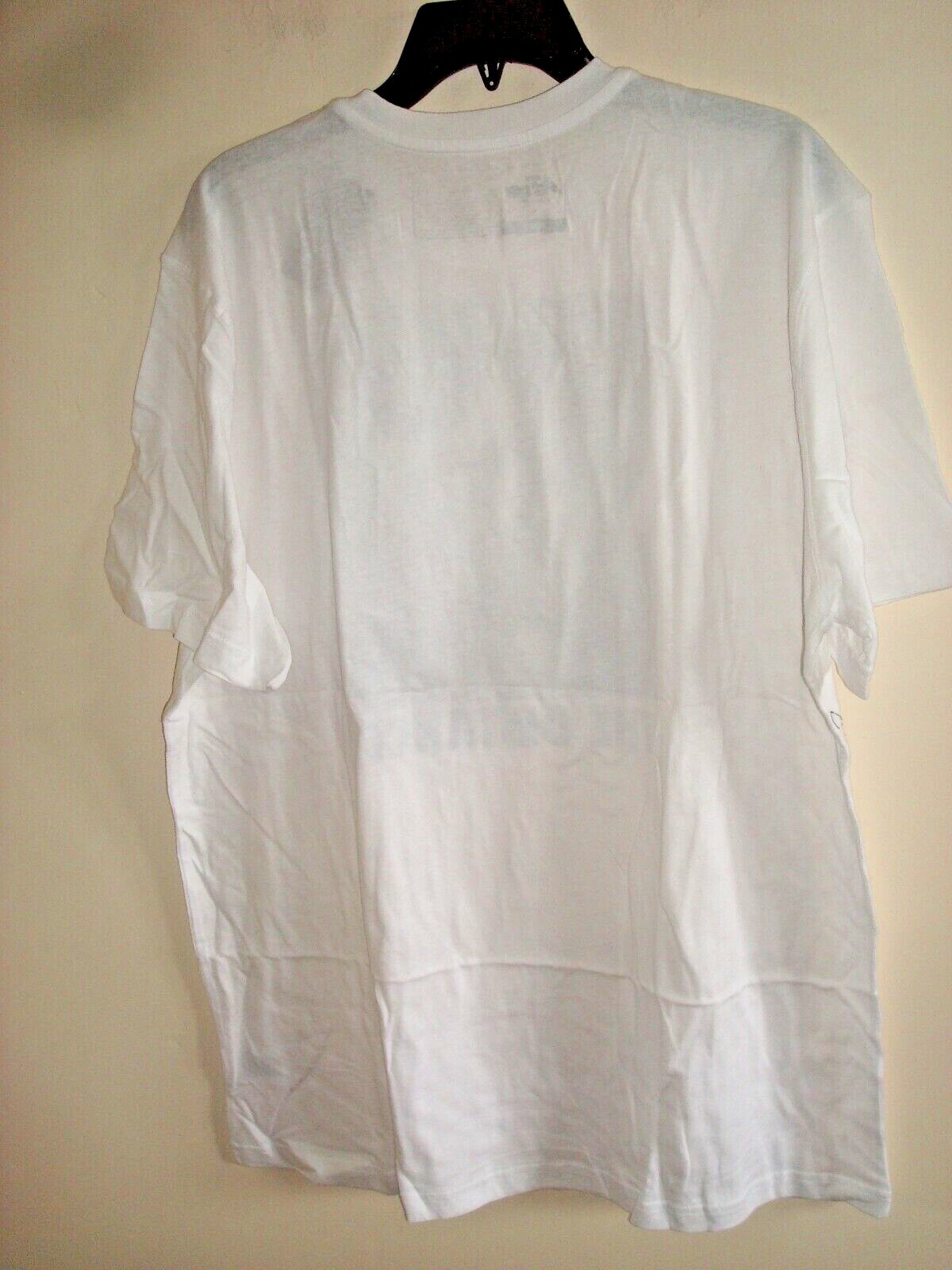 Mens T-Shirt White GO Go Go The Distance Size XL Wicking gallery