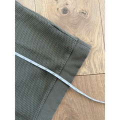 REISS S olive green Pullover Long Sleeved Crewneck pullover shirt knit waffle