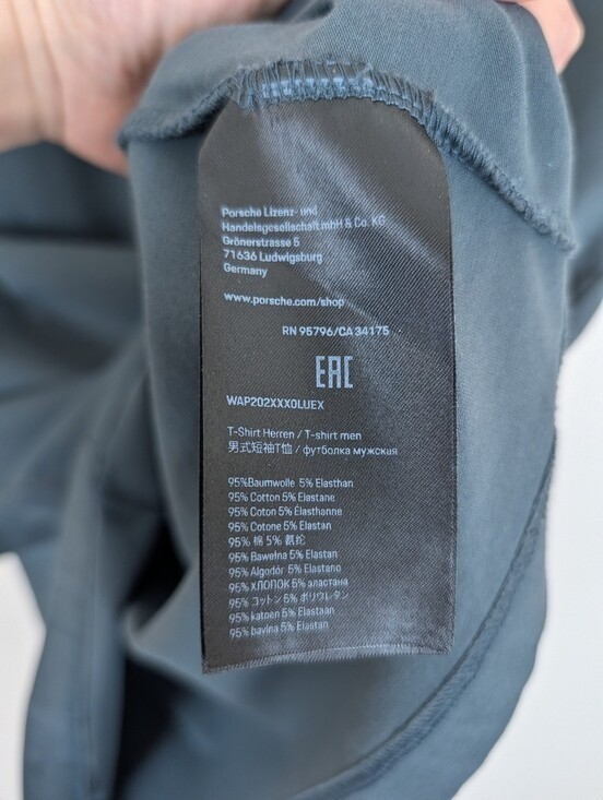 Porsche Design Urban Explorer Short Sleeve Zip Pocket Grey T-shirt gallery