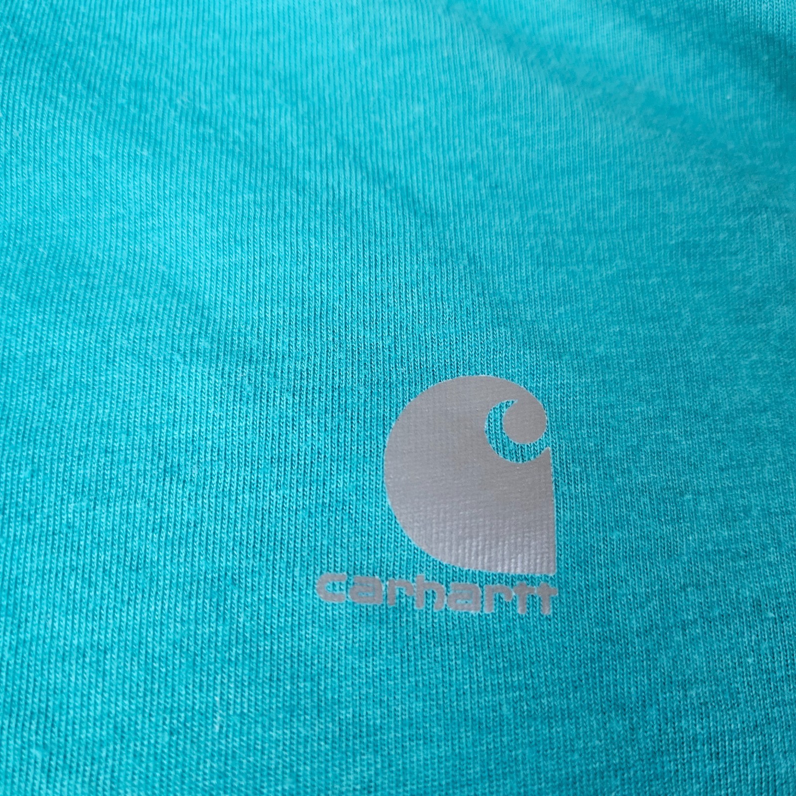 CARHARTT Force Extremes Men's XL Teal Green Relaxed Fit 1/4-Zip Pullover Shirt gallery