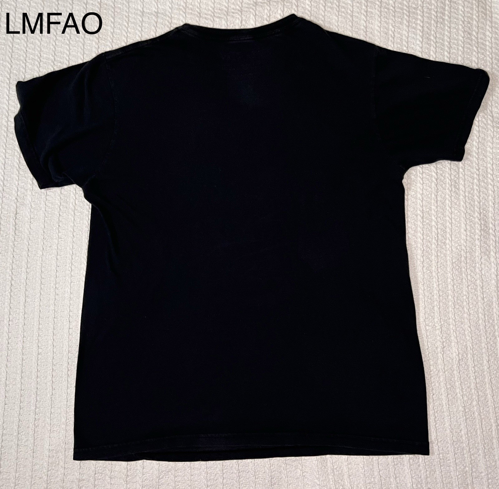 2011 LMFAO Everyday I'M Shuffling Glitter Official Merch T-Shirt LG 20.5” X 27” gallery