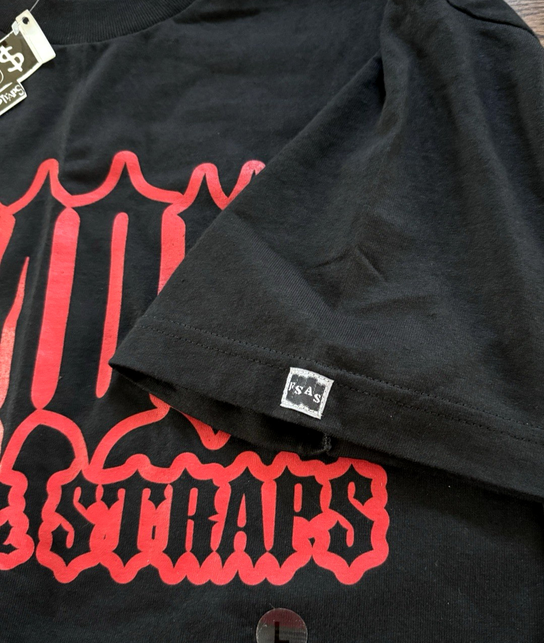 FAMOUS STARS And STRAPS Rare OG Logo shirt L NWT gallery