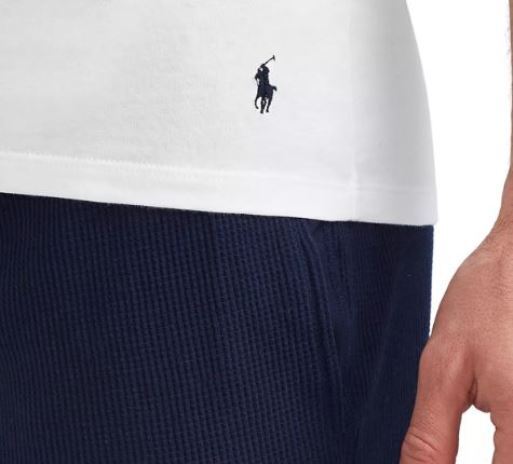 3 GENUINE POLO RALPH LAUREN MENS 1XL TO 6XL BIG&TALL WHITE COTTON CREW T-SHIRTS gallery