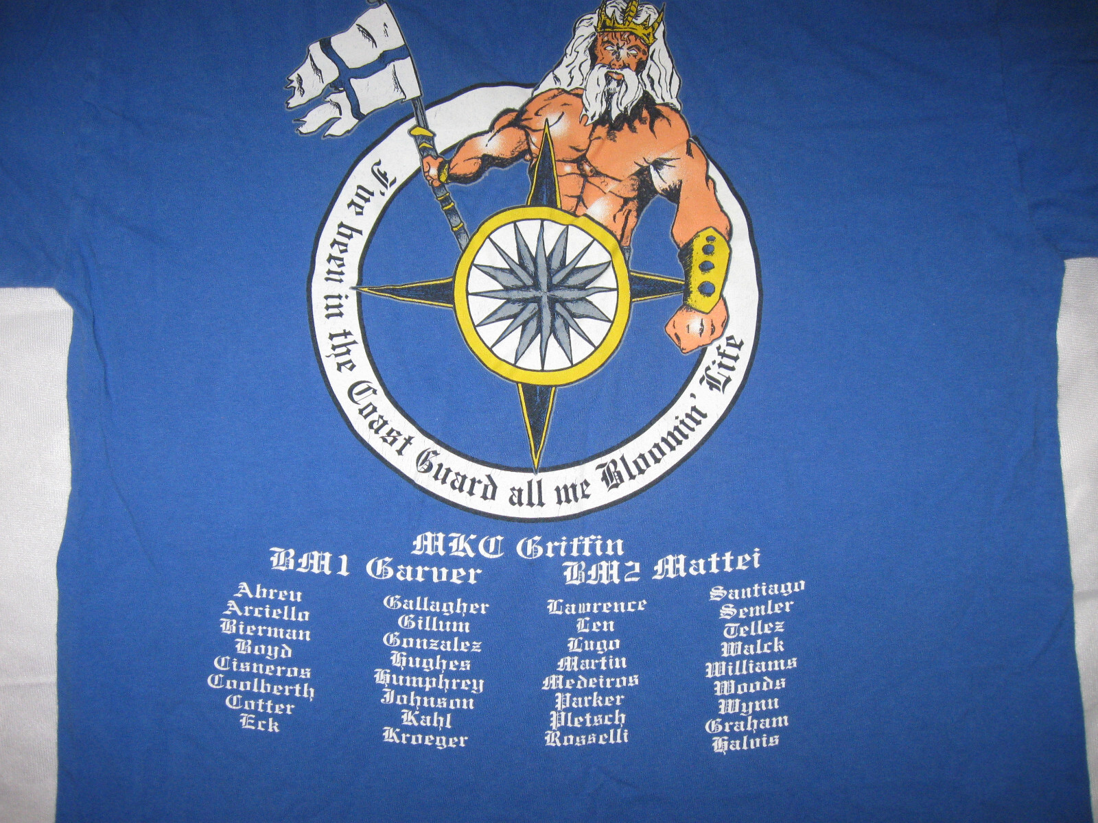 Coast Guard Vintage T Shirt Men's Medium (slim) Short Sleeve USCG Search Rescue gallery