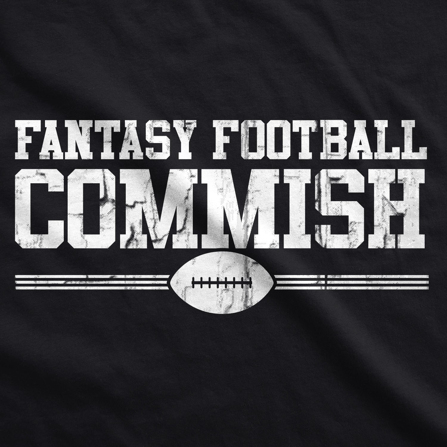 Mens Fantasy Football Commish T Shirt Funny Gift for Dad Game day Graphic Cool gallery