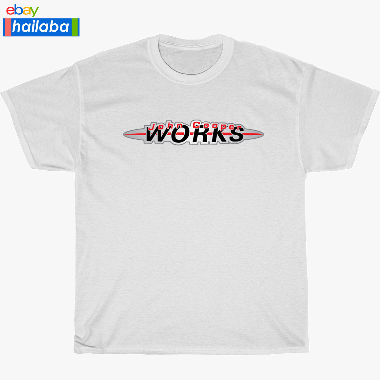 New John Cooper Works Mini Logo Black/Navy/Sport Grey/White Men's T-Shirt S-5XL gallery