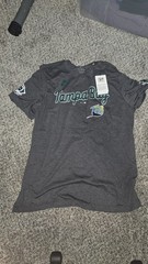 NWT Nike Tampa Bay Devil Rays Cooperstown Collection Retro Tee – XL -Gray