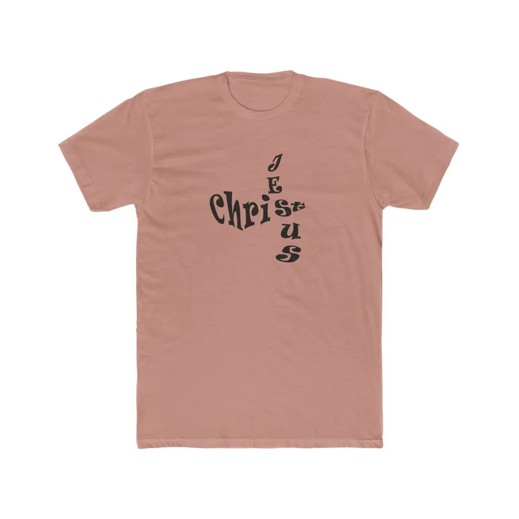 Next Level 3600 Soft Cotton Tee "Jesus Christ" black font sp gallery