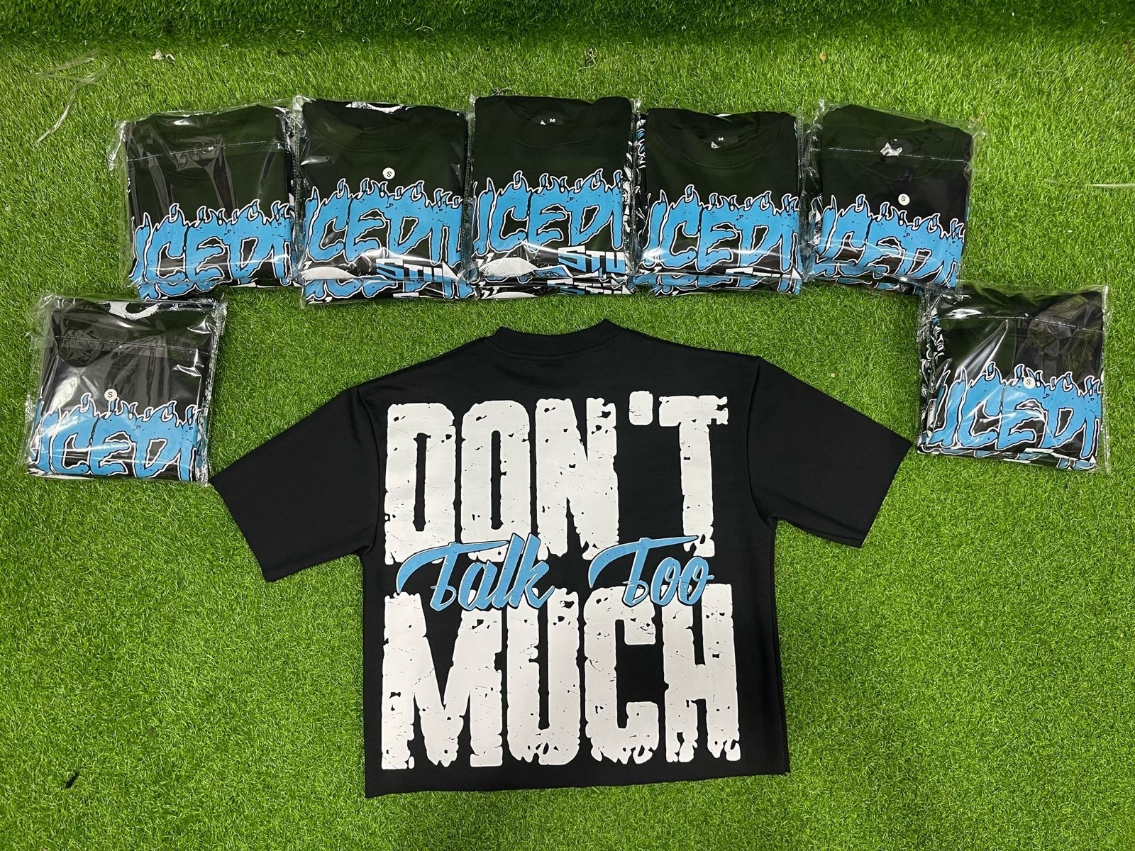 Don't Talk Too Much Oversized Cropped Tee | Premium Streetwear Shirt gallery