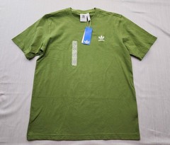 New Men’s Adidas Trefoil Essentials Tee Shirt Size Medium Mens Tech Olive