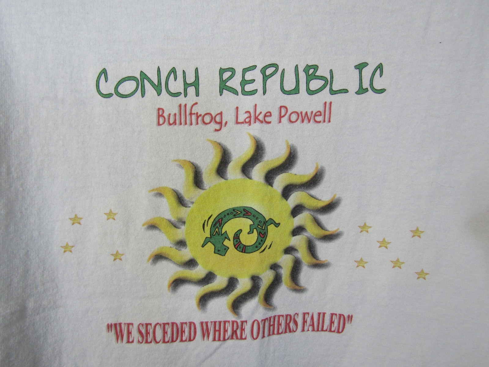 Conch Republic Bullfrog, Lake Powell White Ultra Cotton Tank Men's XL gallery