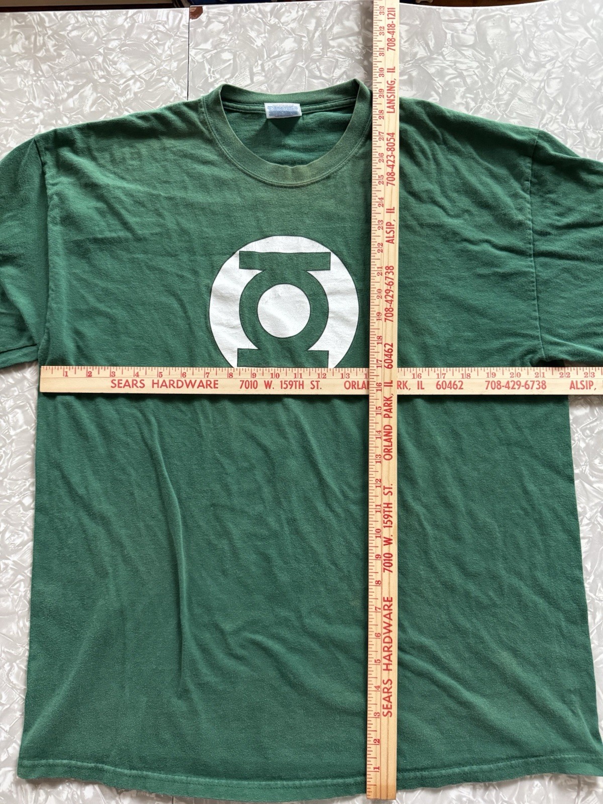 VTG Hanes Beefy-T Green Lantern Green Cotton Knit Long Sleeve Tee - Men’s XL gallery