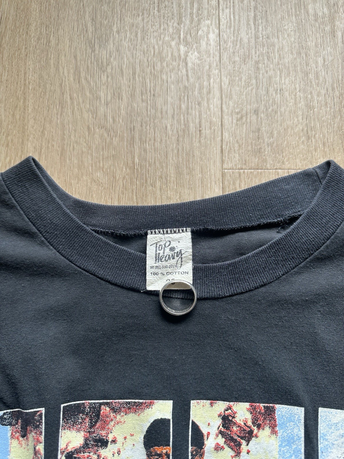 1990 TOP HEAVY N.W.A 100 Miles and Runnin EP Cover Tee Large ULTRA RARE 90s Rap gallery