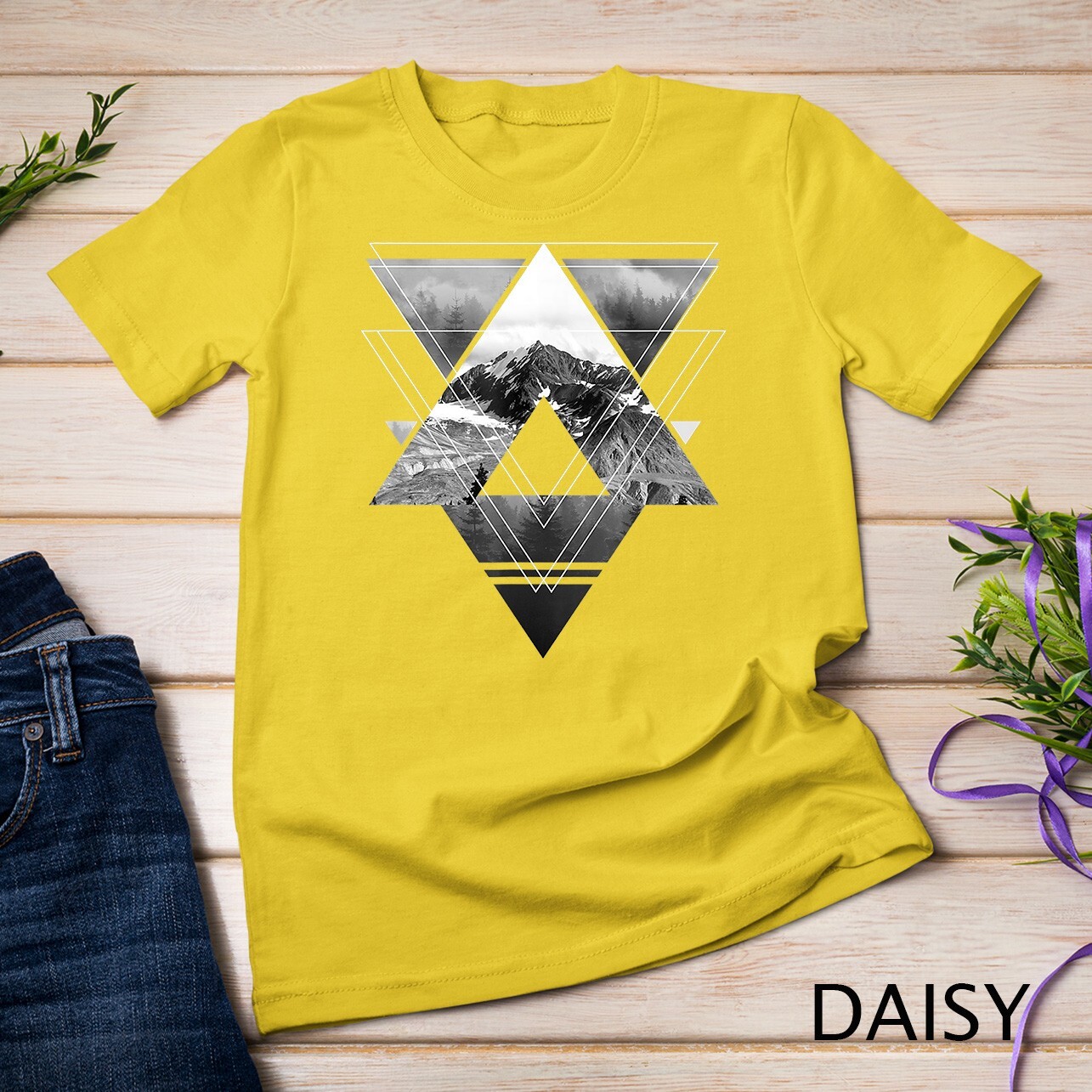 Trendy Outdoors Geometric Fill T-Shirt Unisex T-shirt gallery