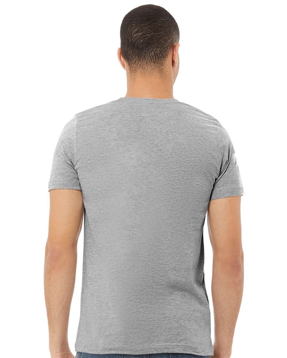 Bella + Canvas 3001CVC 3XL Athletic Heather Grey CVC Jersey Unisex Tshirt gallery