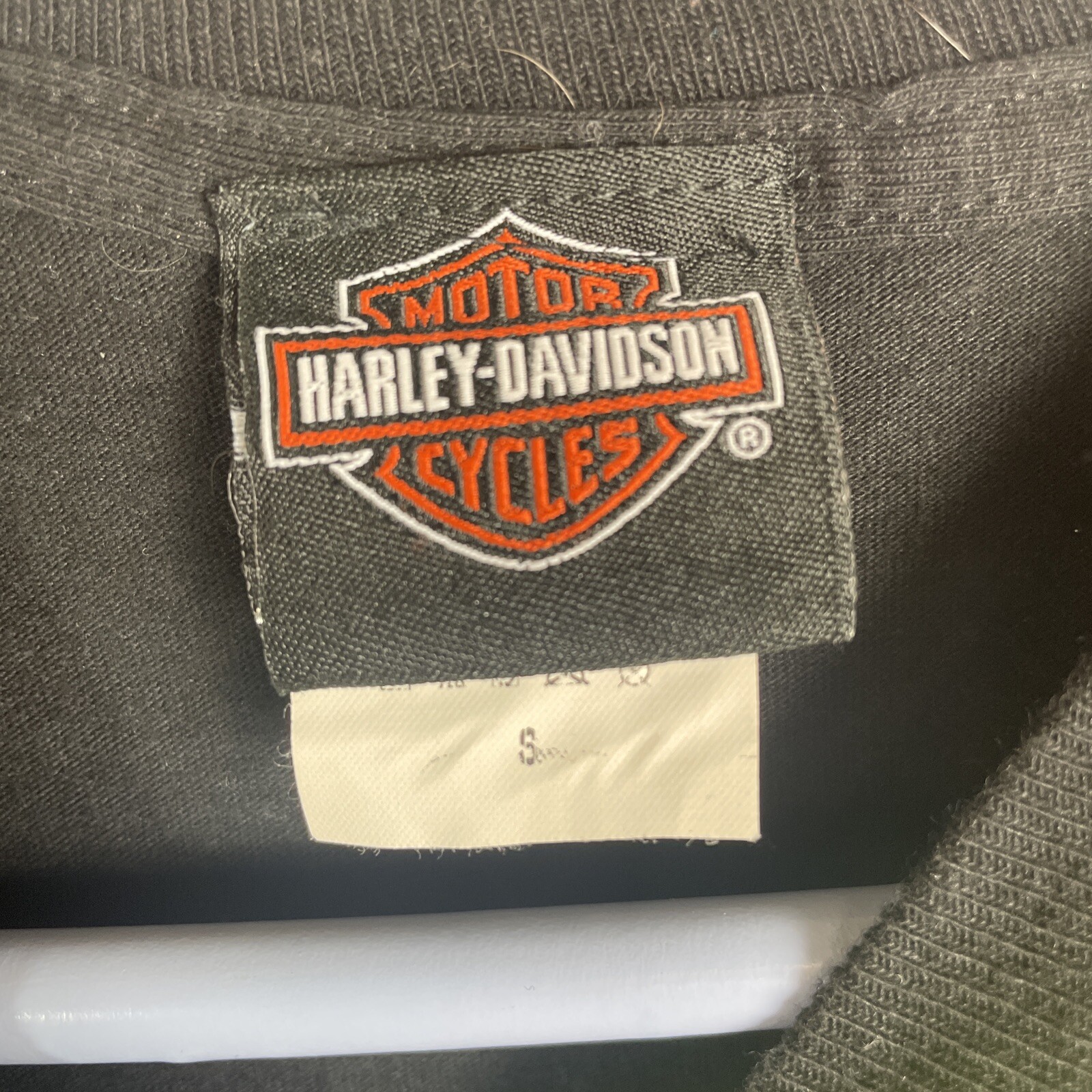 Harley Davidson Hampshire United Kingdom Black Graphic Print T Shirt Size Small gallery