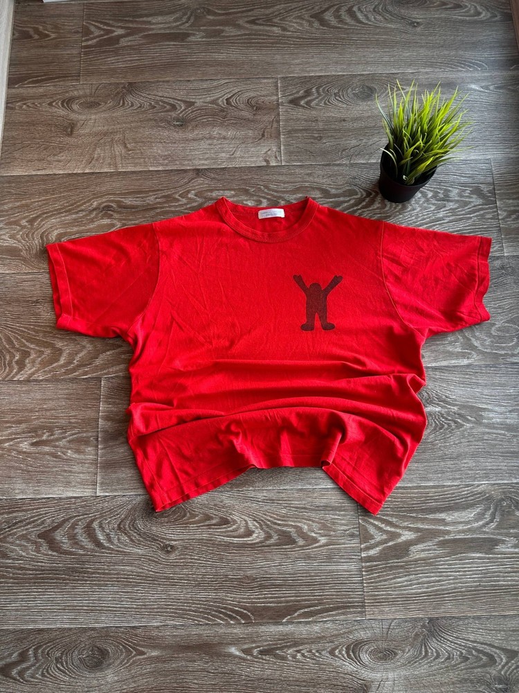Comme Des Garcons Parfums Rare Vintage Logo T Shirt Mens Size M Red