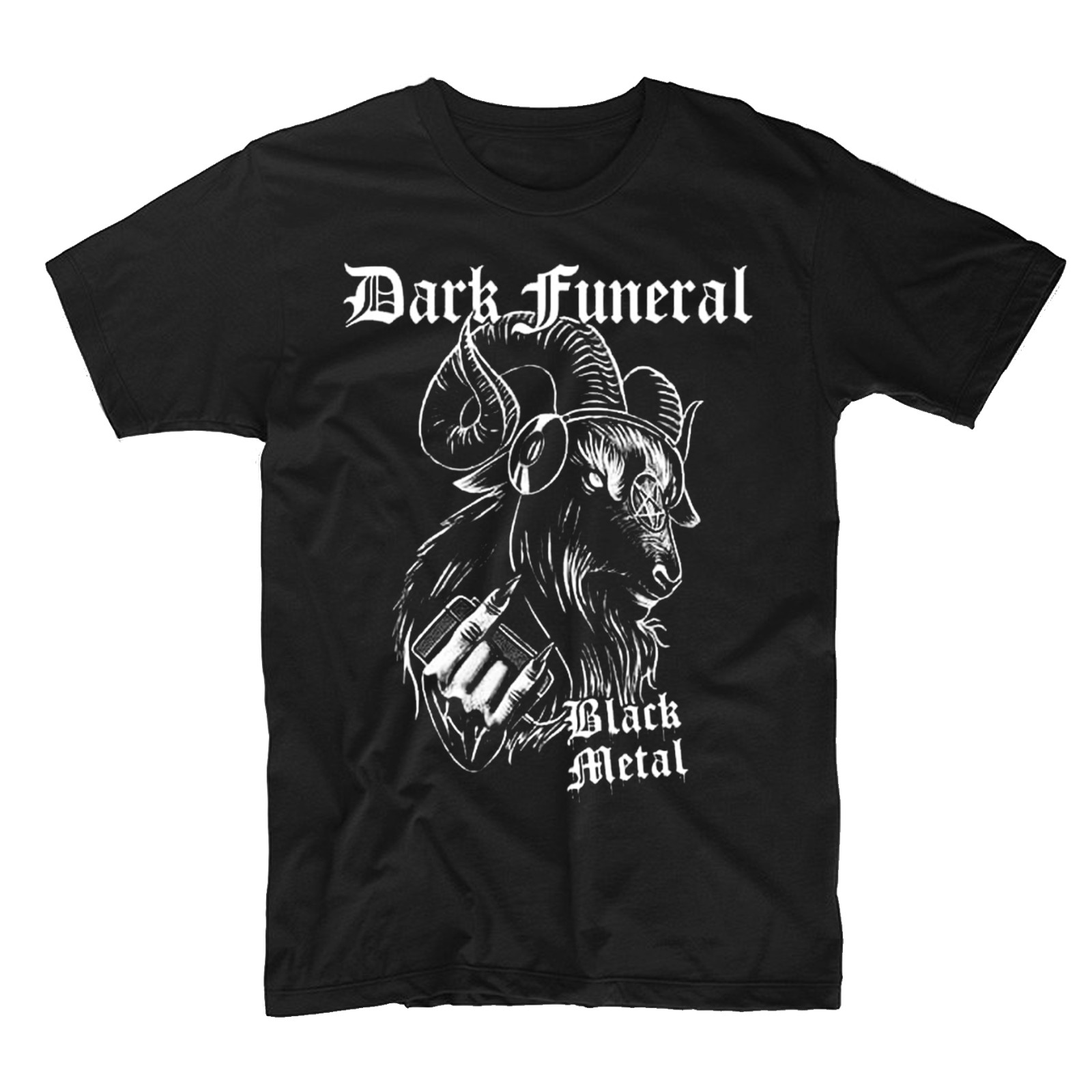 Black Metal T-Shirt 180 GSM | Classic Fit 100% Cotton Men’s Women’s DTG Print gallery