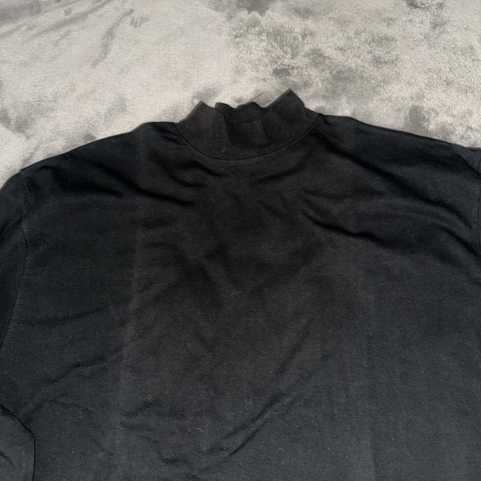 NWT Rawlings Mens Long Sleeve Shirt Black Sz Large New Baseball Softball Cotton gallery