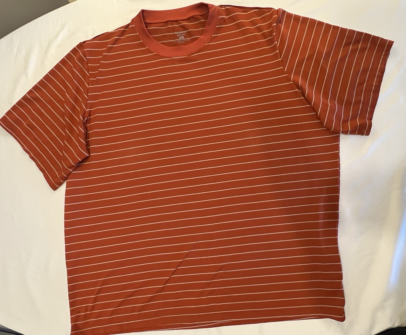 Patagonia Capilene Men's L Striped Crew Neck Short Sleeve T-Shirt gallery